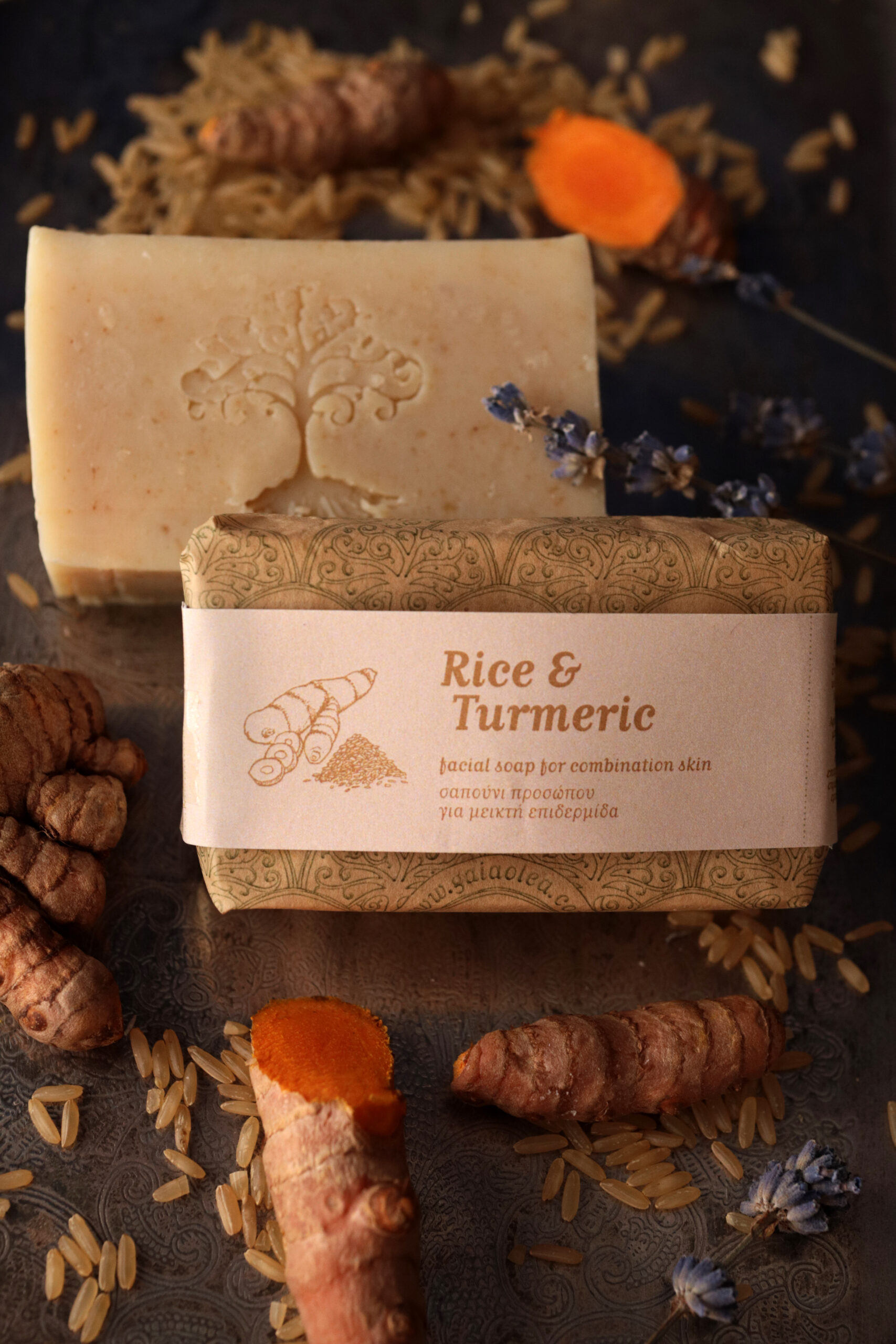 Turmeric and Rice soap