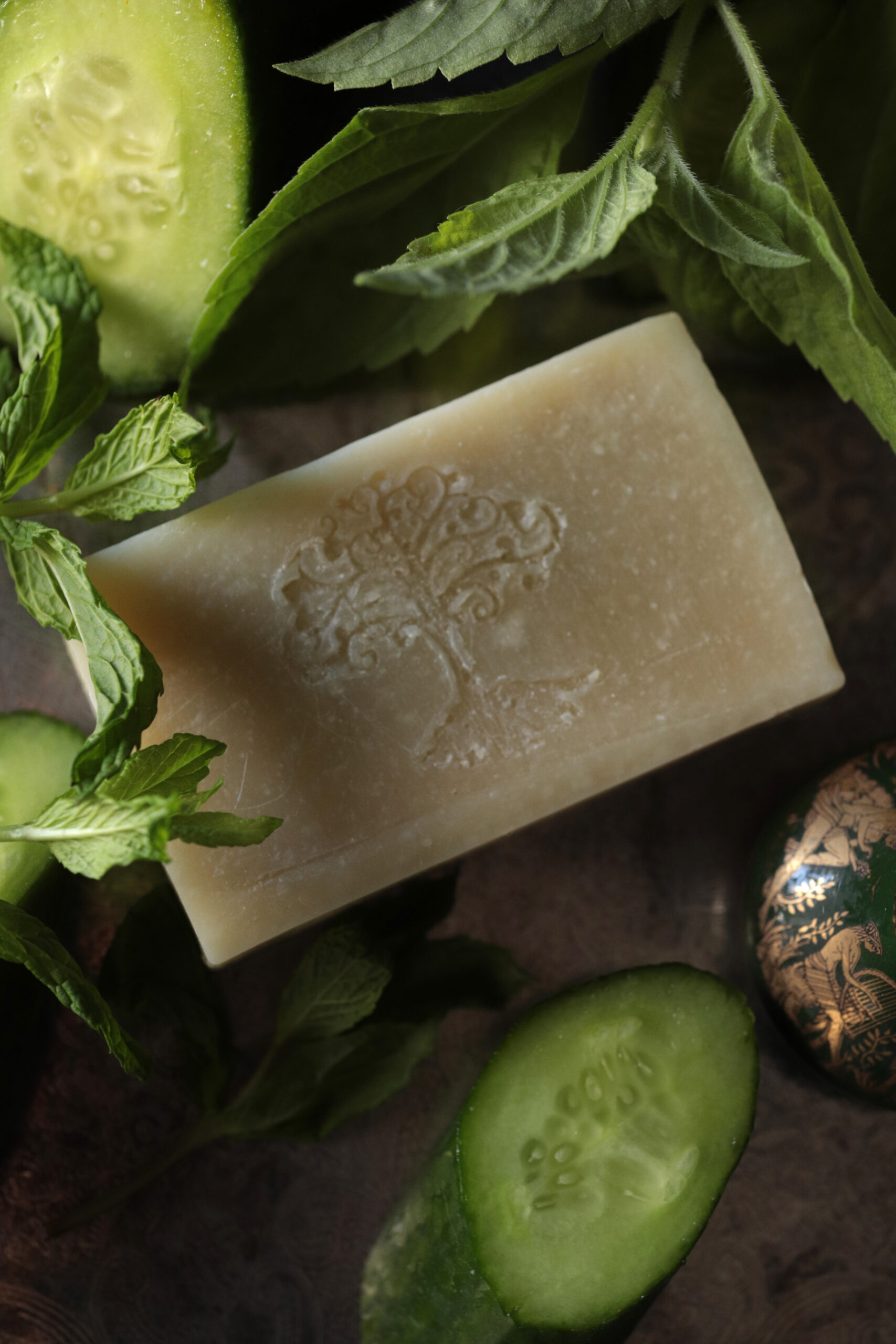 Spirulina and Cucumber soap - Image 2