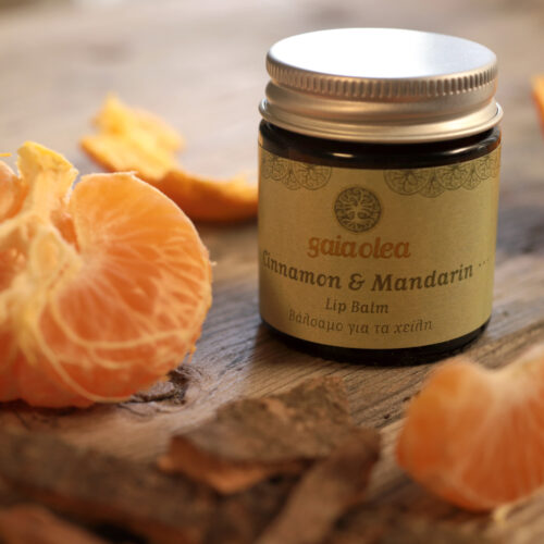 Cinnamon and Mandarin lip balm